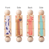 Rotating blocks jigsaw puzzle wooden